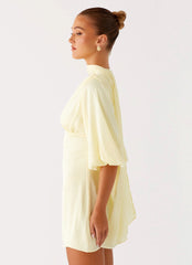 Mary Mini Dress - Yellow